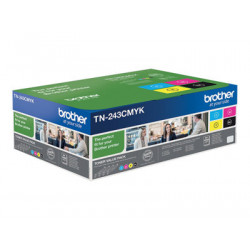 Brother TN243CMYK Value Pack - 4-balení - černá, žlutá, azurová, purpurová - originální - kazeta s barvivem - pro Brother DCP-L3510, L3517, L3550, HL-L3210, L3230, L3270, MFC-L3710, L3730, L3750, L3770