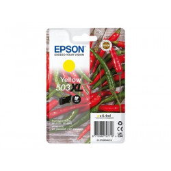Epson 503XL - 6.4 ml - XL - žlutá - originální - blistr - inkoustová cartridge - pro EPL 5200; RIP Station 5200; WorkForce WF-2960