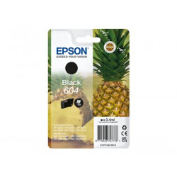 Epson 604 - 3.4 ml - černá - originální - blistr s RF akustickým alarmem - inkoustová cartridge - pro Expression Home XP-2200, 2205, 3200, 3205, 4200, 4205; WorkForce WF-2910, 2930, 2935, 2950