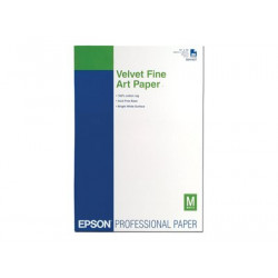 Epson Fine Art Velvet - Samet - A3 plus (329 x 423 mm) 20 listy papír - pro SureColor P5000, P800, SC-P10000, P20000, P5000, P700, P7500, P900, P9500