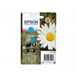 Epson 18XL - 6.6 ml - XL - azurová - originální - blistr s RF alarmem - inkoustová cartridge - pro Expression Home XP-212, 215, 225, 312, 315, 322, 325, 412, 415, 422, 425