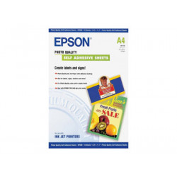 Epson Photo Quality Self Adhesive Sheets - Samolepicí - A4 (210 x 297 mm) - 167 g m2 - 10 kusy listy - pro Expression Home HD XP-15000; Expression Premium XP-540, 6000, 6005, 900