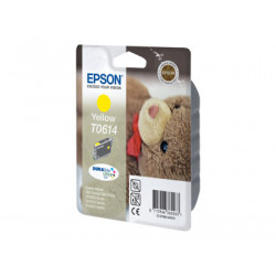 Epson T0614 - 8 ml - žlutá - originální - blistr s RF akustickým alarmem - inkoustová cartridge - pro Stylus D68, D88, DX3800, DX3850, DX4200, DX4250, DX4800, DX4850
