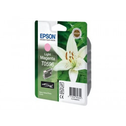 Epson T0596 - 13 ml - světlá fialová - originální - blistr s RF akustickým alarmem - inkoustová cartridge - pro Stylus Photo R2400