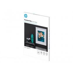 HP Premium Plus Photo Paper - Lesklý - A4 (210 x 297 mm) - 300 g m2 - 20 listy fotografický papír - pro ENVY 50XX; ENVY Inspire 7255, 79XX; Officejet 52XX, 80XX; Photosmart B110, Wireless B110