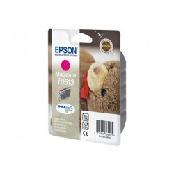 Epson T0613 - 8 ml - purpurová - originální - blistr s RF akustickým alarmem - inkoustová cartridge - pro Stylus D68, D88, DX3800, DX3850, DX4200, DX4250, DX4800, DX4850