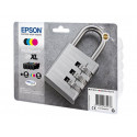 Epson 35XL Multipack - 4-balení - XL - černá, žlutá, azurová, purpurová - originální - blistr s RF akustickým alarmem - inkoustová cartridge - pro WorkForce Pro WF-4720, WF-4720DWF, WF-4725DWF, WF-4730, WF-4730DTWF, WF-4740, WF-4740DTWF