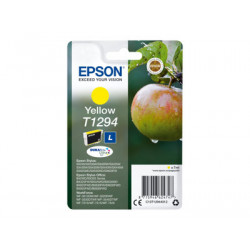 Epson T1294 - Velikost L - žlutá - originální - blistr s RF akustickým alarmem - inkoustová cartridge - pro Stylus SX230, SX235, SX430, SX438; WorkForce WF-3010, 3520, 3530, 3540, 7015, 7515, 7525