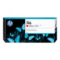 HP 746 - 300 ml - chromová červená - originální - DesignJet - inkoustová cartridge - pro DesignJet HD Pro MFP, Z6, Z6dr, Z9+, Z9+dr