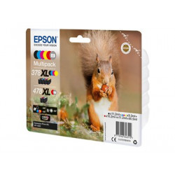 Epson 478XL Multipack - 6-balení - šedá, černá, žlutá, azurová, purpurová, červená - originální - blistr s RF akustickým alarmem - inkoustová cartridge - pro Expression Photo XP-8500 Small-in-One