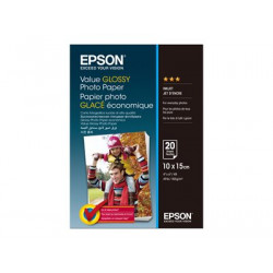 Epson Value - Lesklý - 100 x 150 mm - 183 g m2 - 20 listy fotografický papír - pro Epson L382, L386, L486; Expression Home HD XP-15000; Expression Premium XP-900