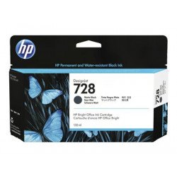HP 728 - 130 ml - matná čerň - originální - DesignJet - inkoustová cartridge - pro DesignJet T830