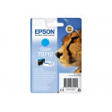 Epson T0712 - 5.5 ml - azurová - originální - blistr s RF akustickým alarmem - inkoustová cartridge - pro Stylus DX9400, SX115, SX210, SX215, SX218, SX415, SX515, SX610; Stylus Office BX310, BX610