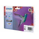 Epson T0807 Multipack - Černá, žlutá, azurová, purpurová, světlá fialová, světle azurová - originální - blistr s RF akustickým alarmem - inkoustová cartridge - pro Stylus Photo P50, PX650, PX660, PX700, PX710, PX720, PX730, PX800, PX810, PX820, PX830