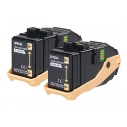 Epson Double Pack - 2-balení - černá - originální - kazeta s barvivem - pro Epson AL-C9500DN; AcuLaser C9300D2TN, C9300D3TNC, C9300DN, C9300DTN, C9300N, C9300TN