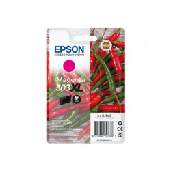 Epson 503XL - 6.4 ml - XL - purpurová - originální - blistr s RF akustickým alarmem - inkoustová cartridge - pro Expression Home XP-5200, XP-5205; WorkForce WF-2960DWF, WF-2965DWF