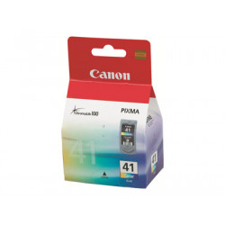 Canon CL-41 - 12 ml - Vysoká výtěžnost - barva (azurová, purpurová, žlutá) - originální - inkoustová cartridge - pro PIXMA iP1800, iP1900, iP2500, iP2600, MP140, MP190, MP210, MP220, MP470, MX300, MX310