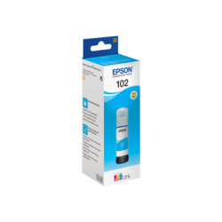 Epson 102 - 70 ml - azurová - originální - inkoustový zásobník - pro EcoTank ET-15000, 2750, 2751, 2756, 2850, 2851, 2856, 3850, 4750, 4850, 4856