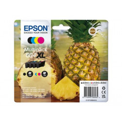 Epson 604XL Multipack - 4-balení - XL - černá, žlutá, azurová, purpurová - originální - blistr s RF akustickým alarmem - inkoustová cartridge - pro Expression Home XP-2200, 2205, 3200, 3205, 4200, 4205; WorkForce WF-2910, 2930, 2935, 2950
