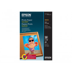 Epson - Lesklý - A4 (210 x 297 mm) - 200 g m2 - 20 listy fotografický papír - pro EcoTank ET-2850, 2851, 2856, 4850; EcoTank Photo ET-8500; WorkForce Pro WF-C5790
