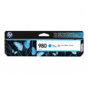 HP 980 - 86.5 ml - azurová - originální - inkoustová cartridge - pro Officejet Enterprise Color MFP X585; Officejet Enterprise Color Flow MFP X585