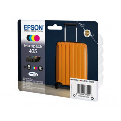Epson 405 Multipack - 4-balení - černá, žlutá, azurová, purpurová - originální - blistr s RF akustickým alarmem - inkoustová cartridge - pro WorkForce WF-7310, 7830, 7835, 7840; WorkForce Pro WF-3820, 3825, 4820, 4825, 4830