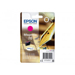 Epson 16 - 3.1 ml - purpurová - originální - blistr s RF akustickým alarmem - inkoustová cartridge - pro WorkForce WF-2010, 2510, 2520, 2530, 2540, 2630, 2650, 2660, 2750, 2760
