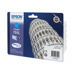 Epson 79XL - 17.1 ml - XL - azurová - originální - inkoustová cartridge - pro WorkForce Pro WF-4630DWF, WF-4640DTWF, WF-5110DW, WF-5190DW, WF-5620DWF, WF-5690DWF