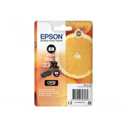 Epson 33XL - 8.1 ml - XL - foto černá - originální - blistr - inkoustová cartridge - pro Expression Home XP-635, 830; Expression Premium XP-530, 540, 630, 635, 640, 645, 830, 900