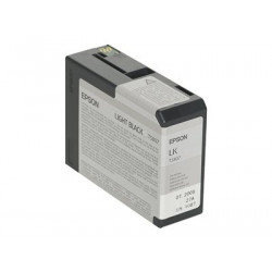 Epson T580 - 80 ml - světle černý - originální - inkoustová cartridge - pro Stylus Pro 3800, Pro 3880