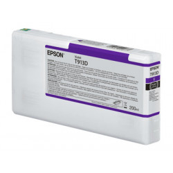 Epson T913D - 200 ml - fialová - originální - inkoustová cartridge - pro SureColor SC-P5000 Violet, SC-P5000 Violet Spectro