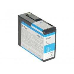 Epson T5802 - 80 ml - azurová - originální - inkoustová cartridge - pro Stylus Pro 3800, Pro 3880