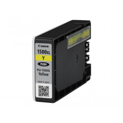 Canon PGI-1500XL Y - 12 ml - Vysoká výtěžnost - žlutá - originální - inkoustový zásobník - pro MAXIFY MB2050, MB2150, MB2155, MB2350, MB2750, MB2755