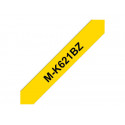 Brother M-K621BZ - Černá na žluté - Role (0,9 cm x 8 m) 1 kazeta y nelaminovaná páska - pro P-Touch PT-55, PT-65, PT-75, PT-85, PT-90, PT-BB4