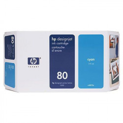 Inkoustová cartridge HP C4846A, cyan, No. 80 - prošlá expirace (jun2018)