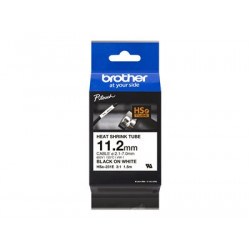 11.2MM BLACK ON WHITE HEAT SHRINK TAPE
