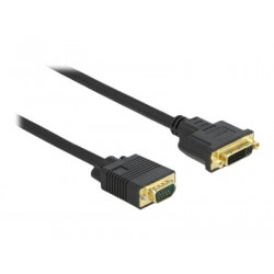 Cable DVI 24+5 female to VGA male 1 m, Cable DVI 24+5 female to VGA male 1 m