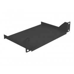 103 Shelf for network cabinet 1U black, 103 Shelf for network cabinet 1U black