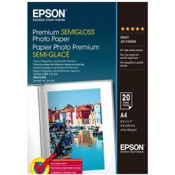 EPSON fotopapír C13S041332 A4 Photo premium semigloss 20ks