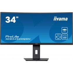 34" iiyama XCB3494WQSN-B5: VA, UWQHD,KVM,USB-C,LAN