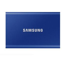 Samsung externí SSD 500GB T7 USB 3.2 Gen2 (prenosová rychlost až 1050MB s) modrý