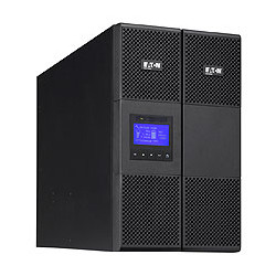 EATON UPS 9SX 8000i, On-line, Tower, 8kVA 7,2kW, svorkovnice, USB, displej, sinus, ližiny nejsou součástí