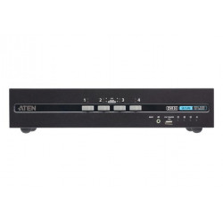 ATEN CS1144D4C 4portový zabezpečený KVM přepínač USB DVI se dvěma displeji a CAC (kompatibilní s PSD PP v4.0) 