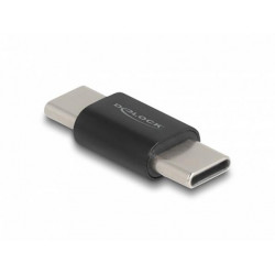Delock Adaptér SuperSpeed USB 10 Gbps (USB 3.2 Gen 2) USB Type-C™ samec na samec černý