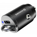 Swissten CL adaptér Power Delivery 2x USB-C 30W nano černý