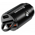 Swissten CL adaptér Power Delivery USB-C + Super Charge 3.0 30W nano černý