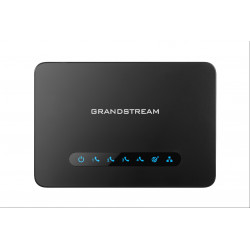 Grandstream HT814 (ATA), 4x FXS, 2 SIP účty, 1x Gbit LAN, NAT router, 3-cestná konf., auto-provisi.