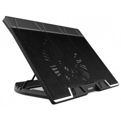 Zalman chladič notebooku ZM-NS3000 pro notebooky do 17" naklápěcí USB Hub USB černý