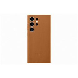 Samsung Kožený zadní kryt pro Samsung Galaxy S23 Ultra, hnědá