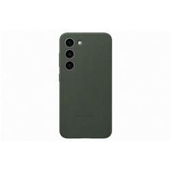 Samsung Kožený zadní kryt pro Samsung Galaxy S23+, zelený